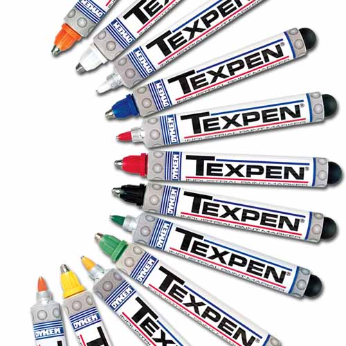 7 Colors, Three Tip Sizes. Texpen Steel Tip Pressurized Marker. FREE Safety  Glass Offer!